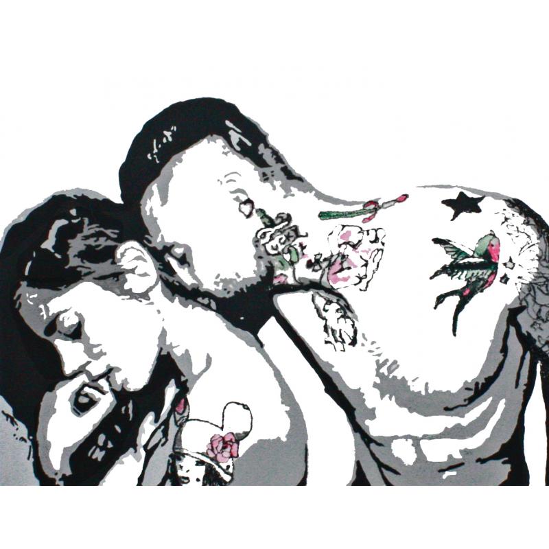 Embroidered Tattoo Couple #2