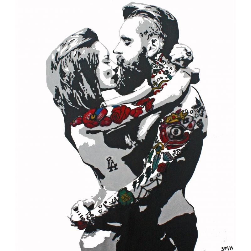 Embroidered Tattoo Couple #1