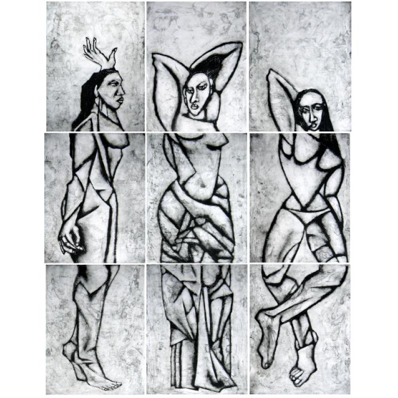 Demoiselles after Picasso