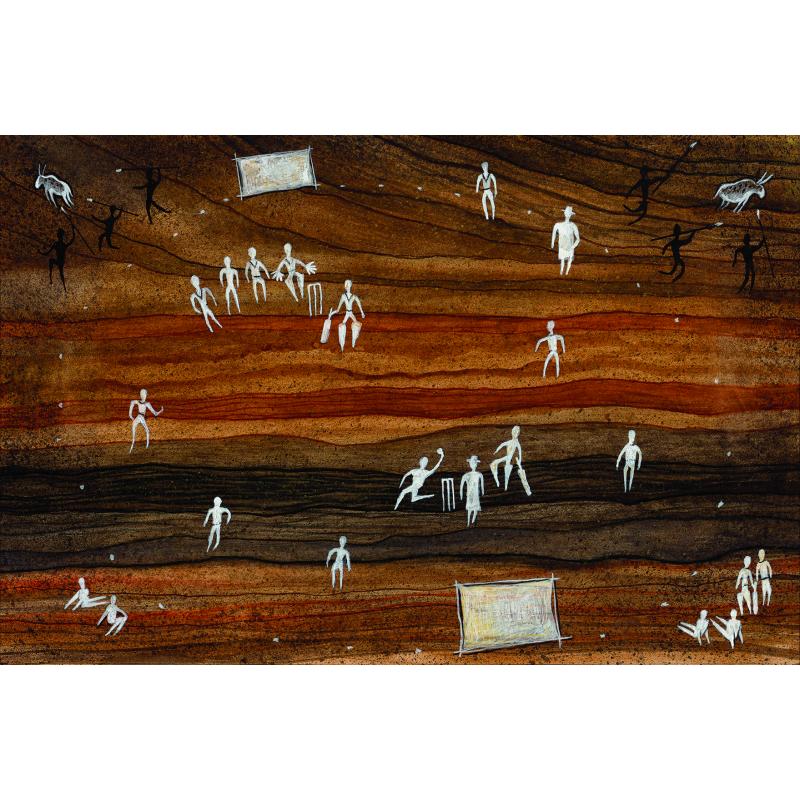 Pre-Historic Test Match by unknown cave painter (circa MCC BC)