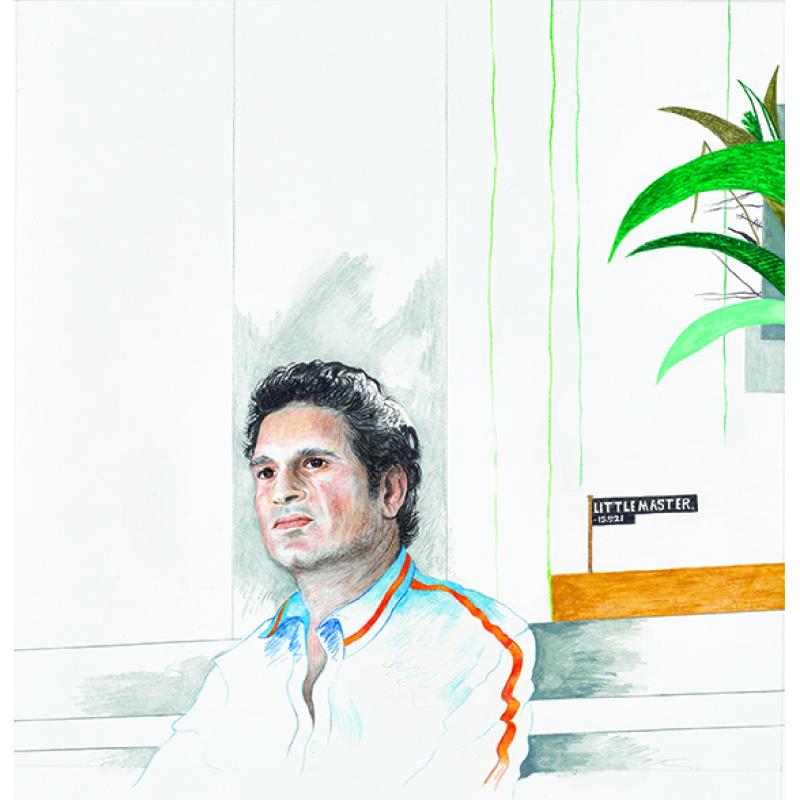 The Little Master by Sachin Hockney