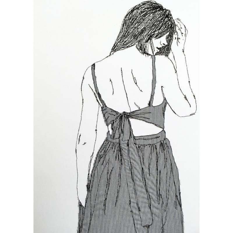 Pin Stripe Tie Back Dress 