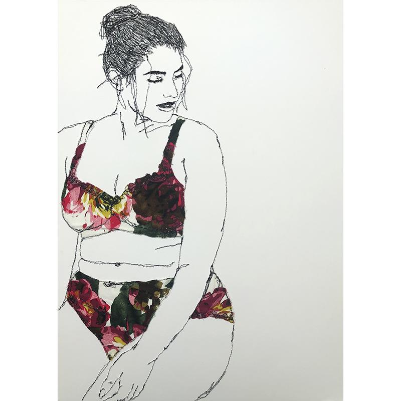 Autumnal Floral Lingerie