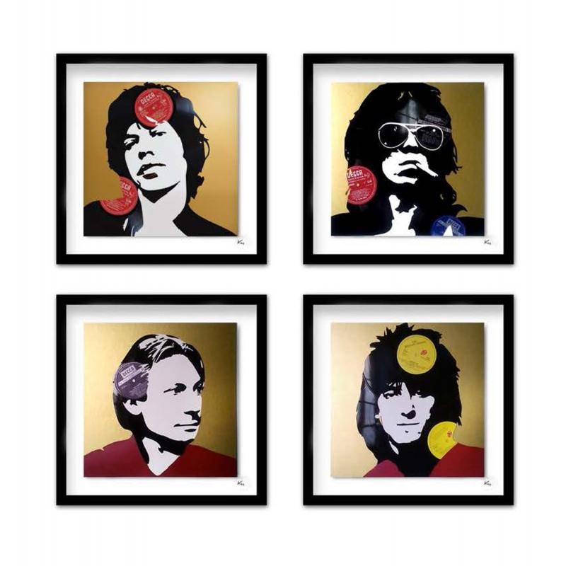 Rolling Stones - Mick, Keef, Charlie & Ronnie