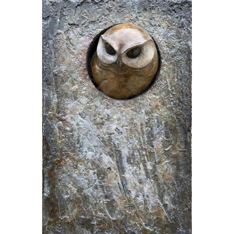 Little Owl - Short Plaque