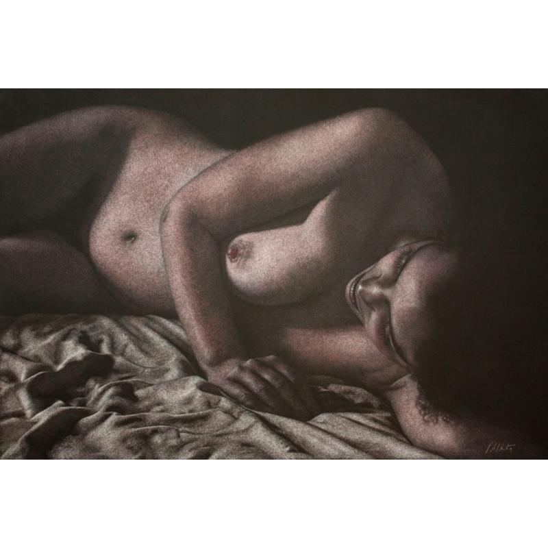 Reclining Model in Sunlight