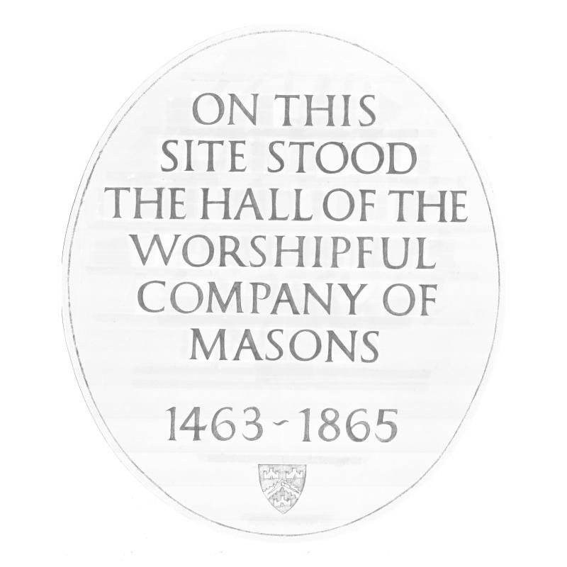 Design 1 for the Masons' Plaque