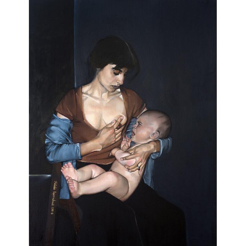 Self-Portrait with Ziggy (as Madonna and Child)