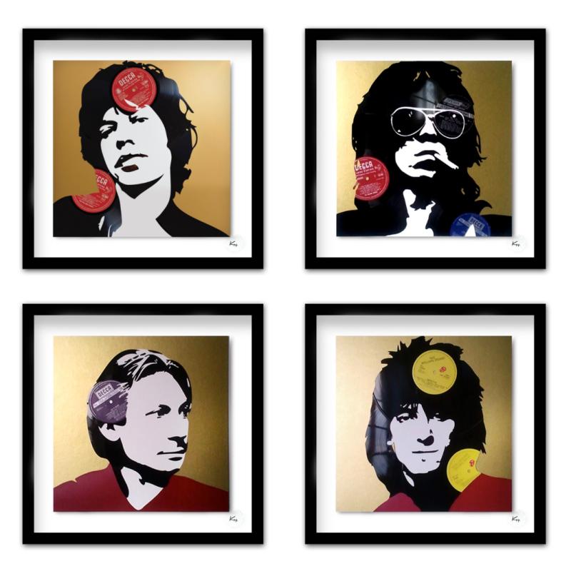 Rolling Stones - Mick, Keef, Ronnie and Charlie