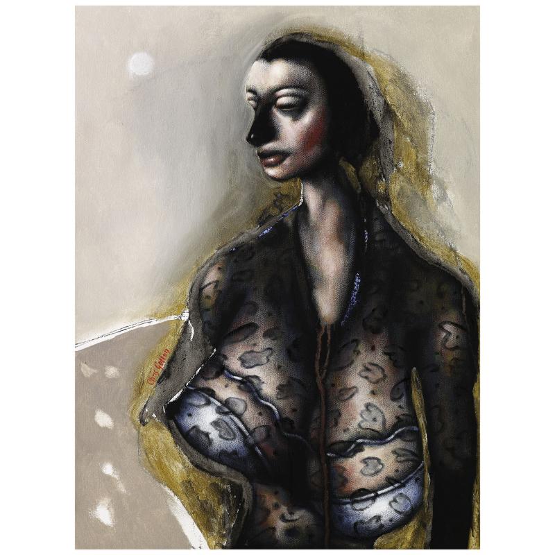 Study for a Woman in a Black Dress