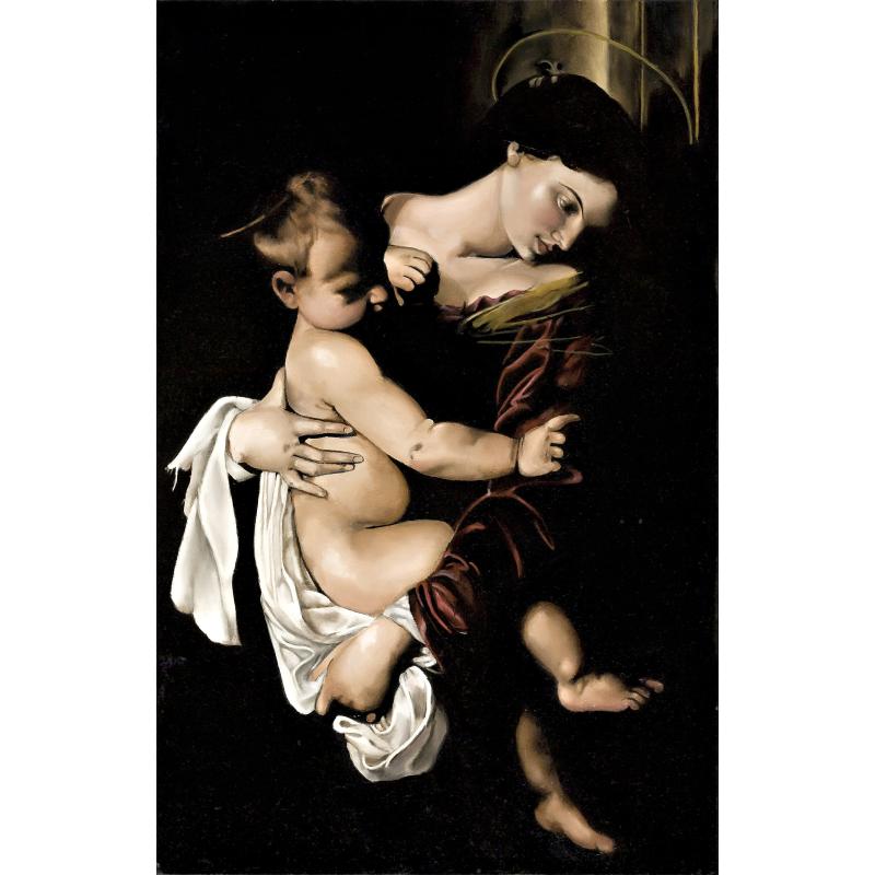 Madonna and Child (After Caravaggio)