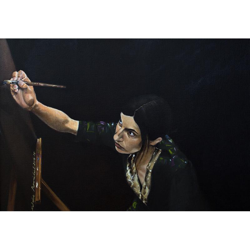 Self-Portrait as the Allegory of Painting (After Artemisia Gentileschi)