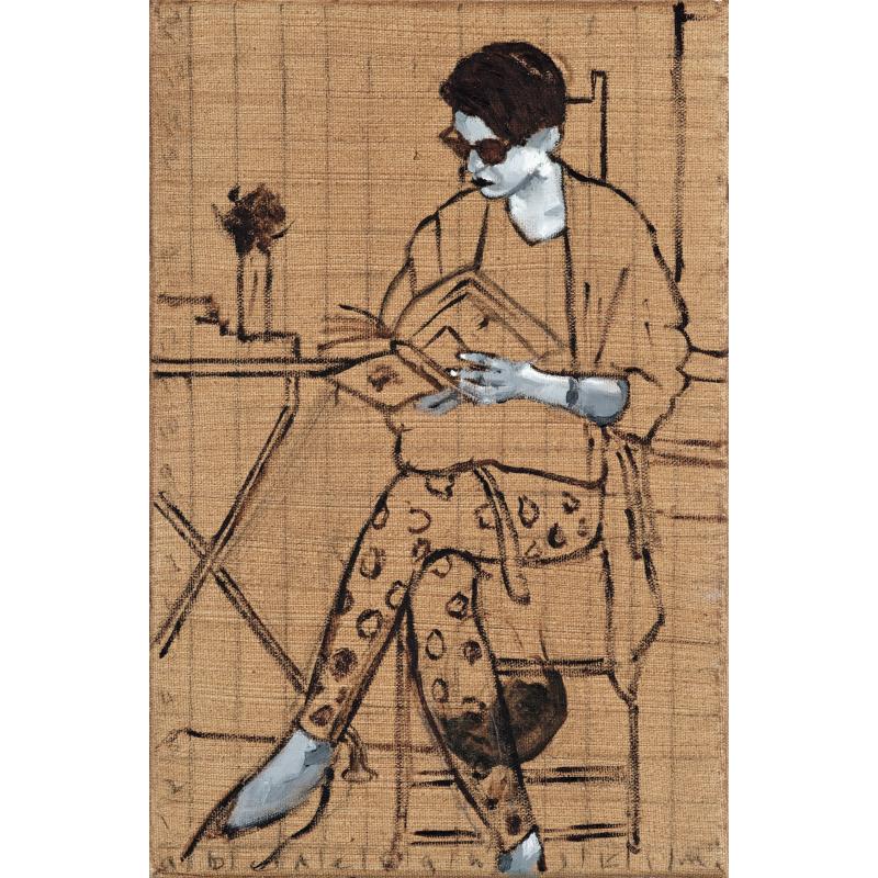 Self-Portrait at Rue Mouffetard (1990s)